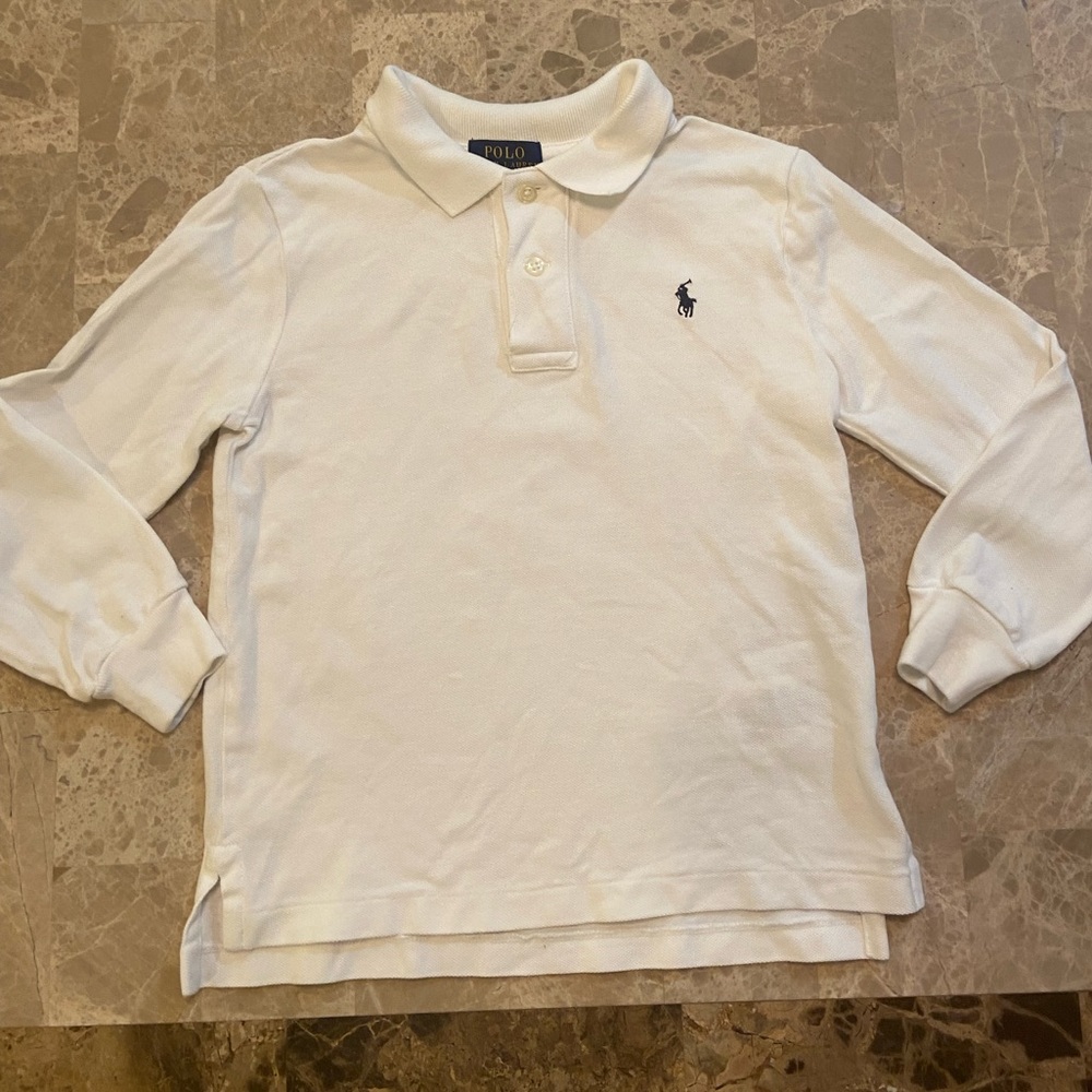 FINAL SALE Long sleeve Polo top sz5